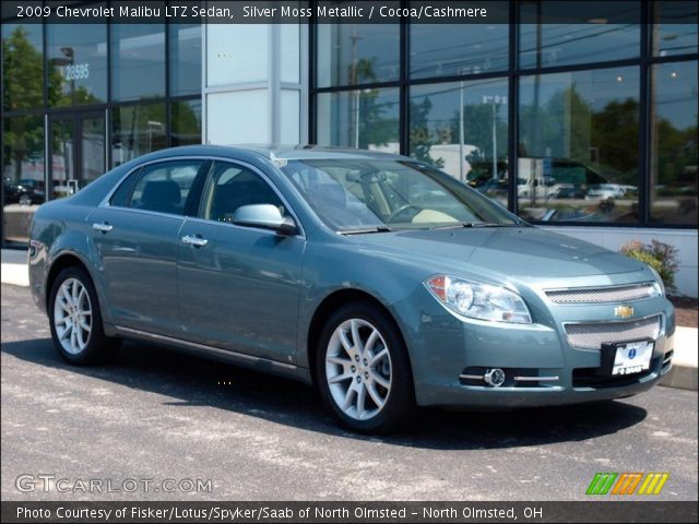 2009 Chevrolet Malibu LTZ Sedan in Silver Moss Metallic