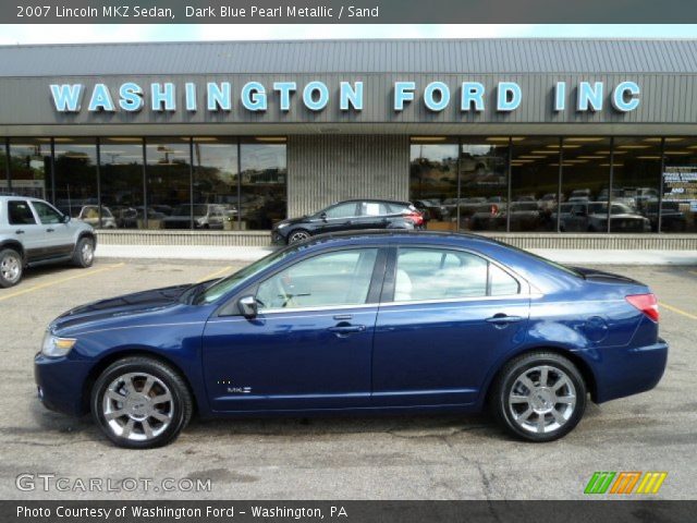 2007 Lincoln MKZ Sedan in Dark Blue Pearl Metallic