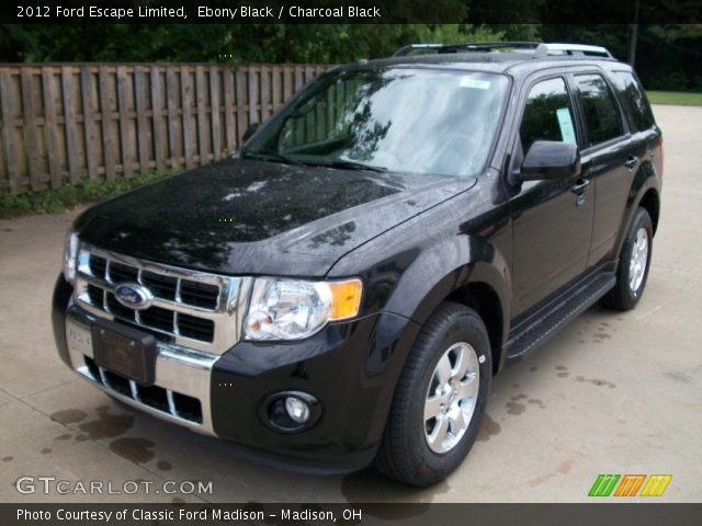 2012 Ford Escape Limited in Ebony Black