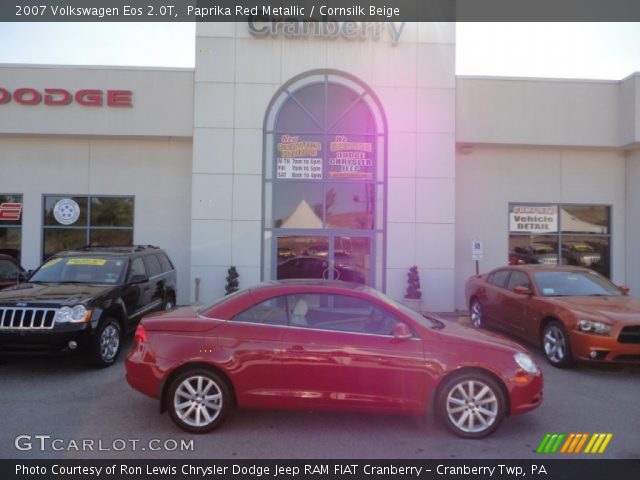 2007 Volkswagen Eos 2.0T in Paprika Red Metallic