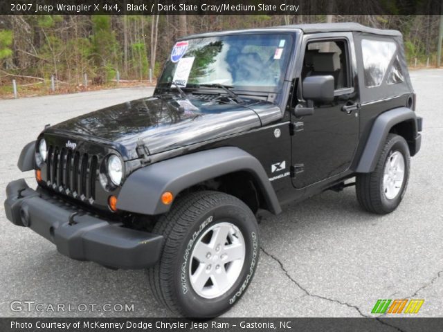 2007 Jeep Wrangler X 4x4 in Black