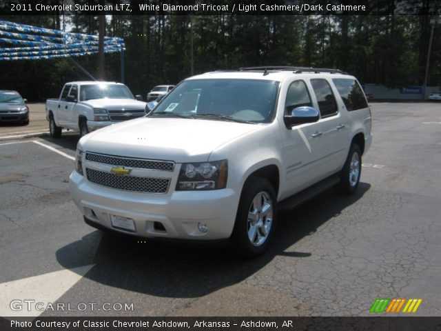 2011 Chevrolet Suburban LTZ in White Diamond Tricoat