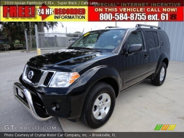 2010 Nissan Pathfinder S FE+ in Super Black