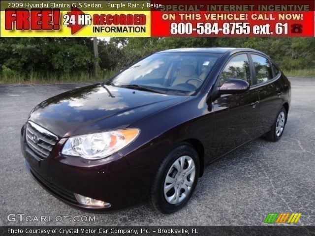 2009 Hyundai Elantra GLS Sedan in Purple Rain