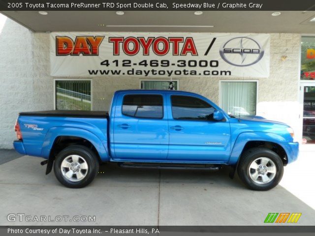 2005 Toyota Tacoma PreRunner TRD Sport Double Cab in Speedway Blue