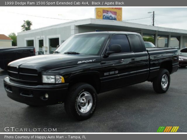 1999 Dodge Ram 1500 Sport Extended Cab 4x4 in Black