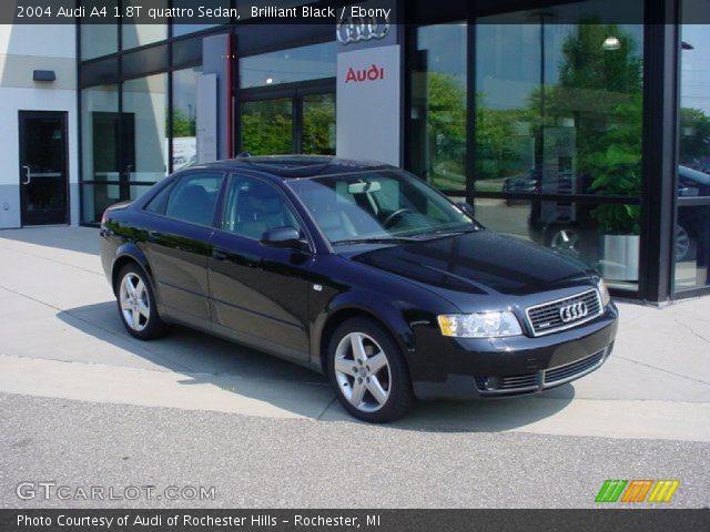 2004 Audi A4 1.8T quattro Sedan in Brilliant Black