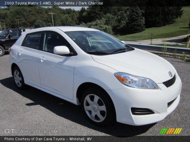 2009 Toyota Matrix S AWD in Super White