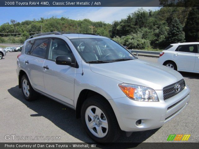 2008 Toyota RAV4 4WD in Classic Silver Metallic