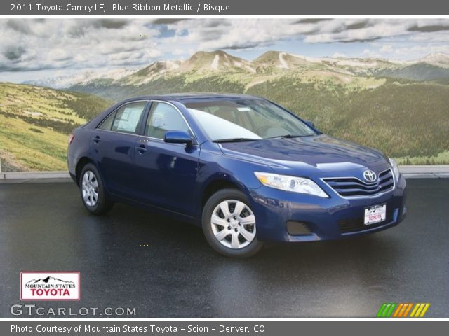 2011 Toyota Camry LE in Blue Ribbon Metallic