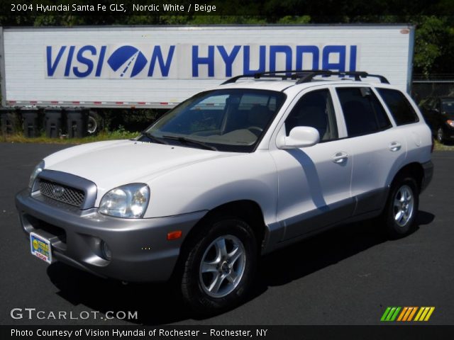 2004 Hyundai Santa Fe GLS in Nordic White