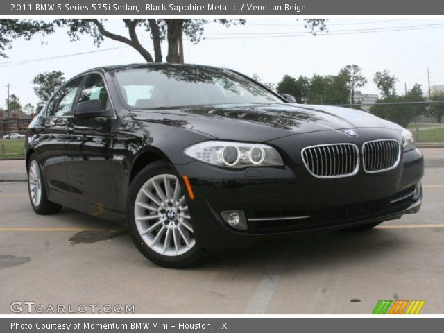 2011 BMW 5 Series 535i Sedan in Black Sapphire Metallic