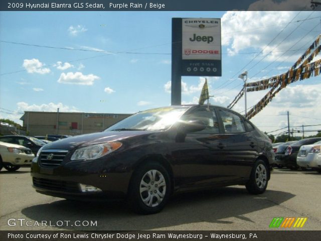 2009 Hyundai Elantra GLS Sedan in Purple Rain