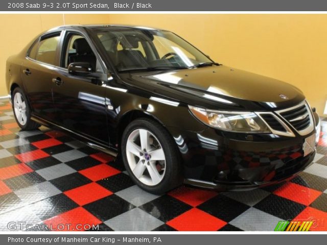 2008 Saab 9-3 2.0T Sport Sedan in Black