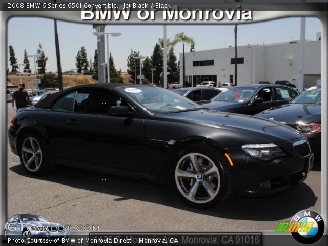 2008 BMW 6 Series 650i Convertible in Jet Black