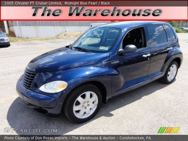 2005 Chrysler PT Cruiser Limited in Midnight Blue Pearl