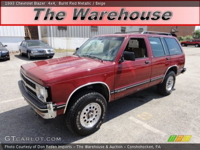 1993 Chevrolet Blazer  4x4 in Burnt Red Metallic