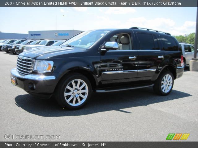 2007 Chrysler Aspen Limited HEMI 4WD in Brilliant Black Crystal Pearl