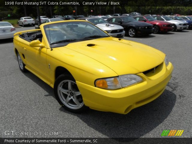 1998 Ford Mustang SVT Cobra Convertible in Canary Yellow