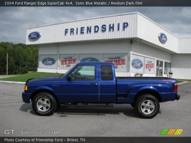 2004 Ford Ranger Edge SuperCab 4x4 in Sonic Blue Metallic