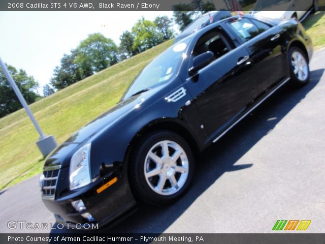 2008 Cadillac STS 4 V6 AWD in Black Raven