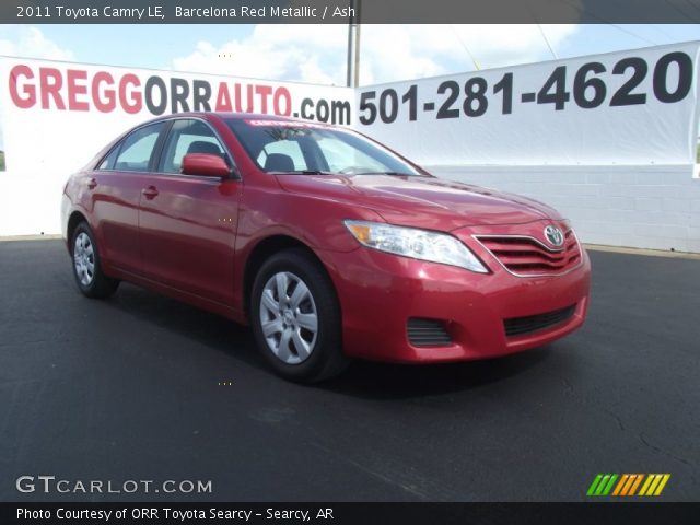 2011 Toyota Camry LE in Barcelona Red Metallic