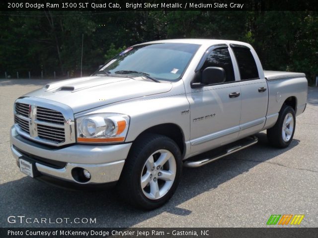 2006 Dodge Ram 1500 SLT Quad Cab in Bright Silver Metallic