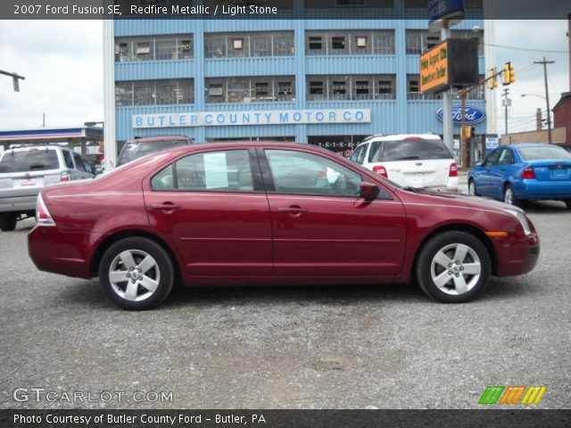 2007 Ford Fusion SE in Redfire Metallic