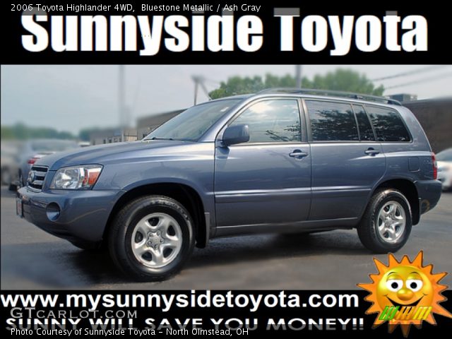 2006 Toyota Highlander 4WD in Bluestone Metallic