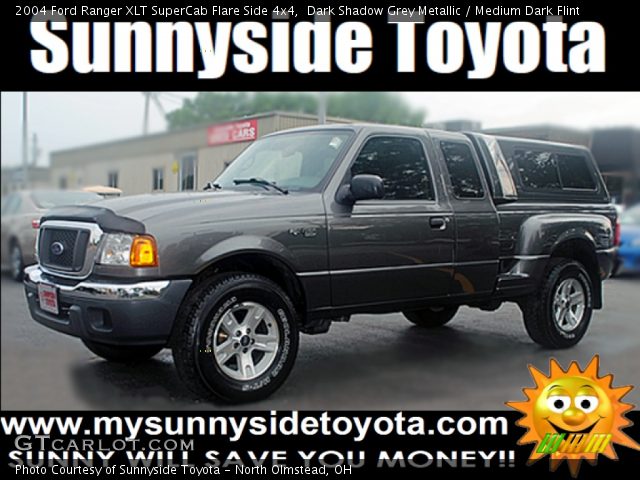 2004 Ford Ranger XLT SuperCab Flare Side 4x4 in Dark Shadow Grey Metallic