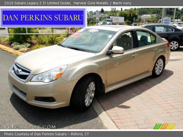 2010 Subaru Legacy 2.5i Limited Sedan in Harvest Gold Metallic