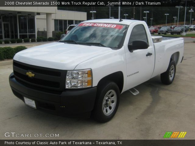 2008 Chevrolet Silverado 1500 Work Truck Regular Cab in Summit White