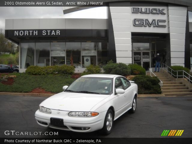 2001 Oldsmobile Alero GL Sedan in Arctic White