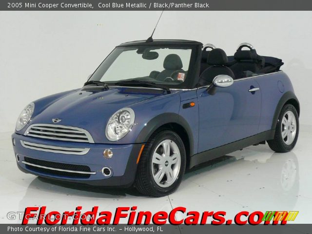 2005 Mini Cooper Convertible in Cool Blue Metallic