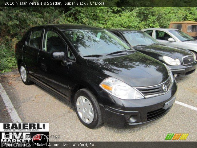 2010 Nissan Versa 1.8 S Sedan in Super Black