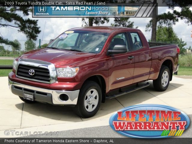 2009 Toyota Tundra Double Cab in Salsa Red Pearl