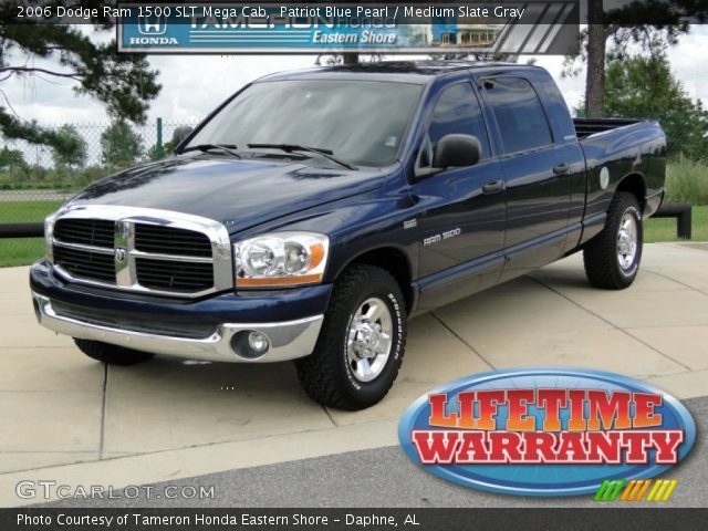 2006 Dodge Ram 1500 SLT Mega Cab in Patriot Blue Pearl