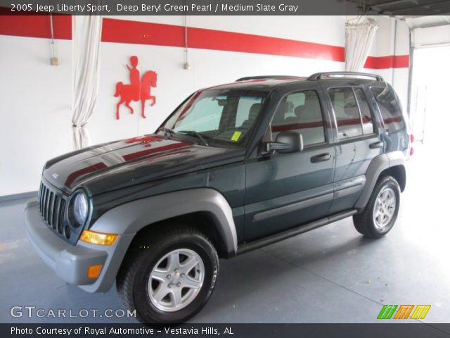 2005 Jeep Liberty Sport in Deep Beryl Green Pearl