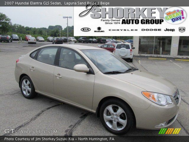 2007 Hyundai Elantra GLS Sedan in Laguna Sand Beige