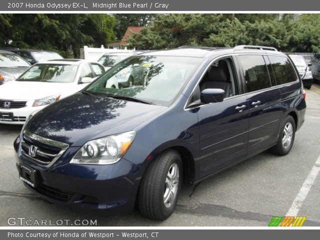 2007 Honda Odyssey EX-L in Midnight Blue Pearl