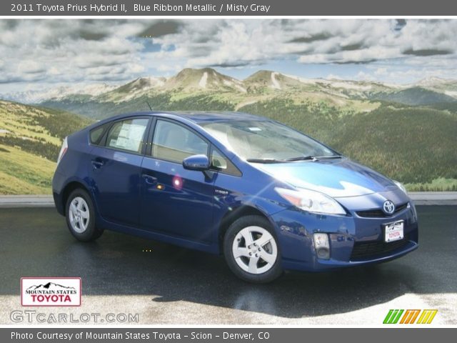 2011 Toyota Prius Hybrid II in Blue Ribbon Metallic