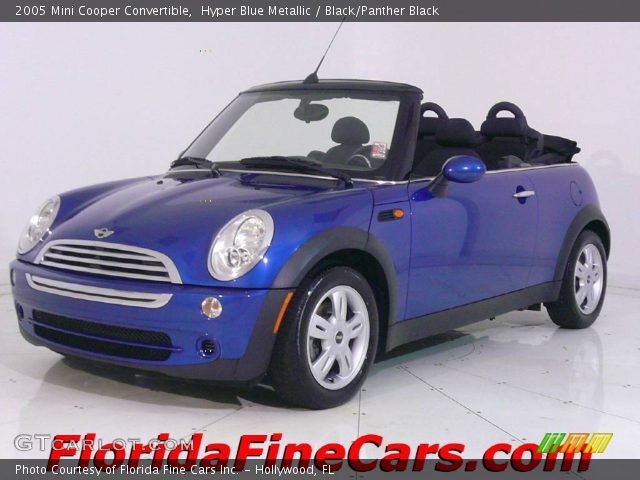 2005 Mini Cooper Convertible in Hyper Blue Metallic