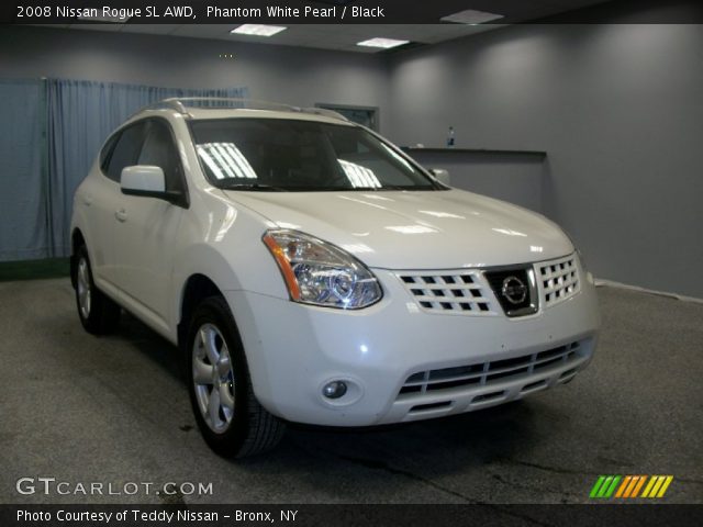 2008 Nissan Rogue SL AWD in Phantom White Pearl