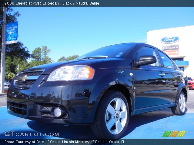 2008 Chevrolet Aveo LT Sedan in Black