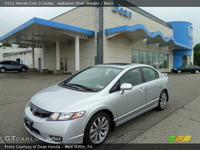 2011 Honda Civic Si Sedan in Alabaster Silver Metallic