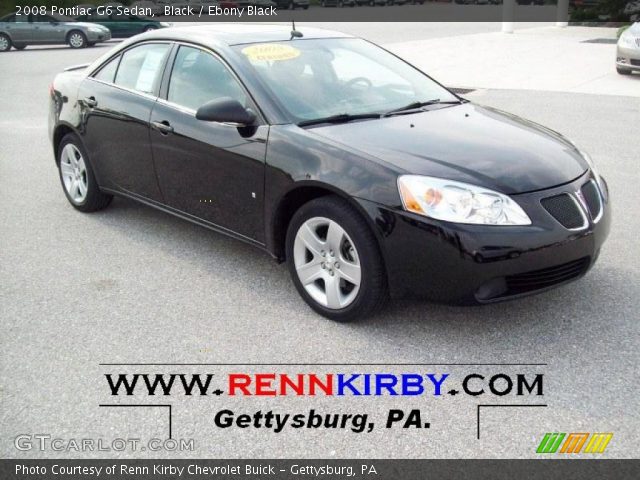 2008 Pontiac G6 Sedan in Black