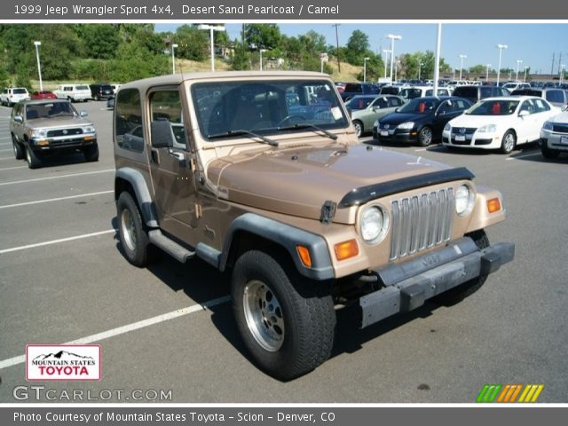 1999 Jeep Wrangler Sport 4x4 in Desert Sand Pearlcoat
