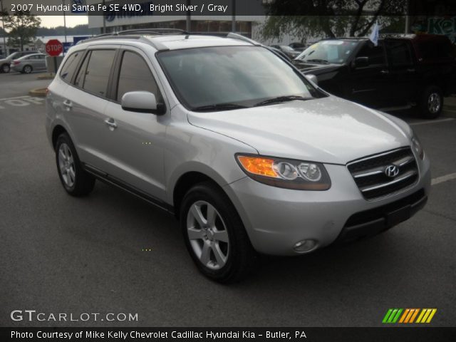 2007 Hyundai Santa Fe SE 4WD in Bright Silver