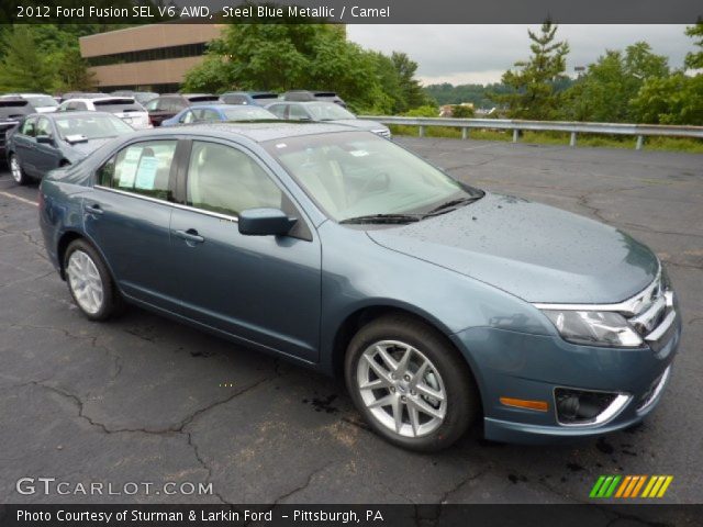 2012 Ford Fusion SEL V6 AWD in Steel Blue Metallic