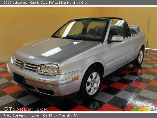 2002 Volkswagen Cabrio GLX in Reflex Silver Metallic
